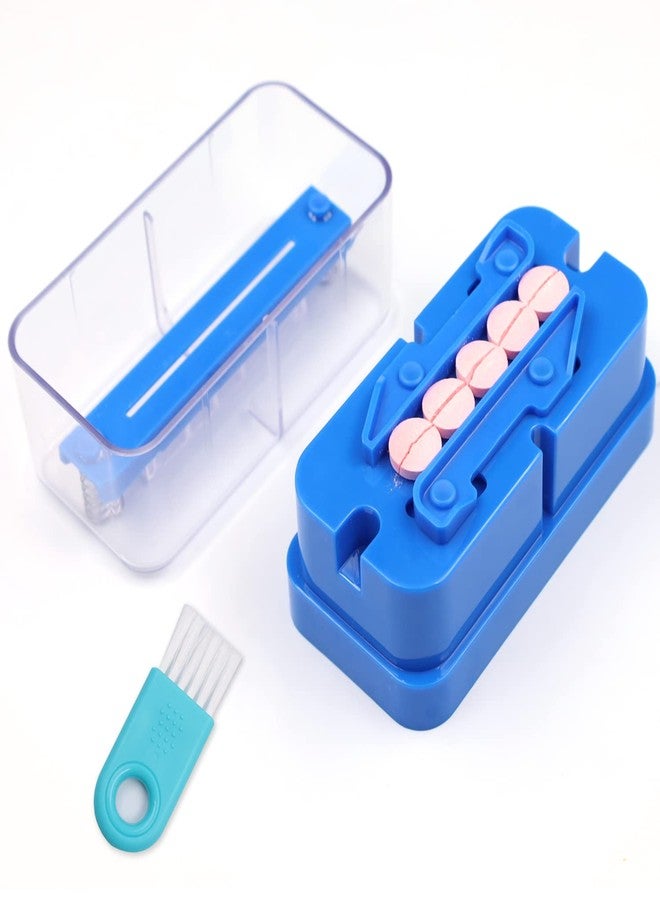 Abnaok Pill Cutter, Pill Splitters for Multiple Big/Small Pills, Cut for Splitting and Quartering Round or Oblong Pills - Image 1